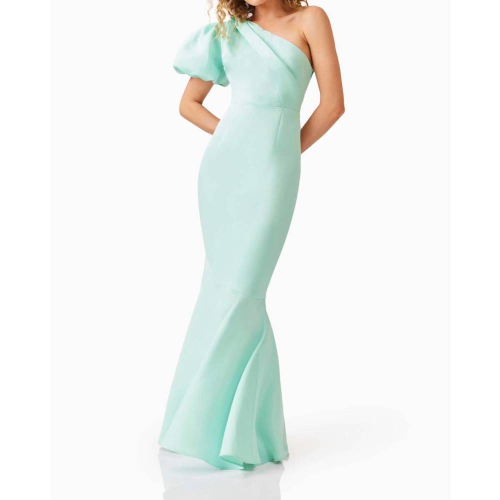 NEW ELLIATT blake one shoulder dress in beachglass